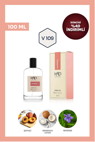 Mad Parfüm Mad V109 Selective 100 ml Kadın Parfüm | Gourmand & Fresh Notalar