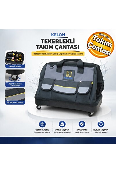 Genel Markalar Kelon Bez Takım Çantası Tekerlekli 16