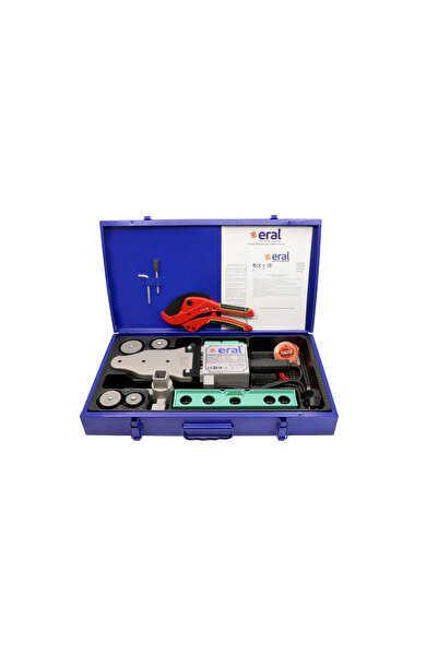 Eral Plastik Boru Kaynak Makinesi Seti 1500W – Pafta Kalıp Seti + Boru Makası...