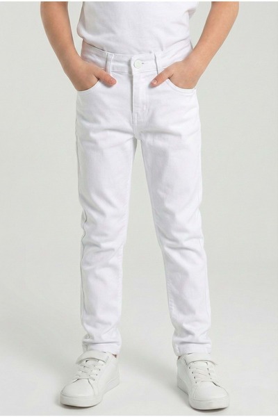 s.t. sebat tekstil Pantaloni clasici pentru copii din țesătură Gabardină M007...