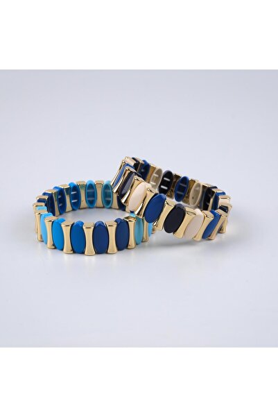 Butik Special Series Porcelain Flexible Bracelet Blue Color