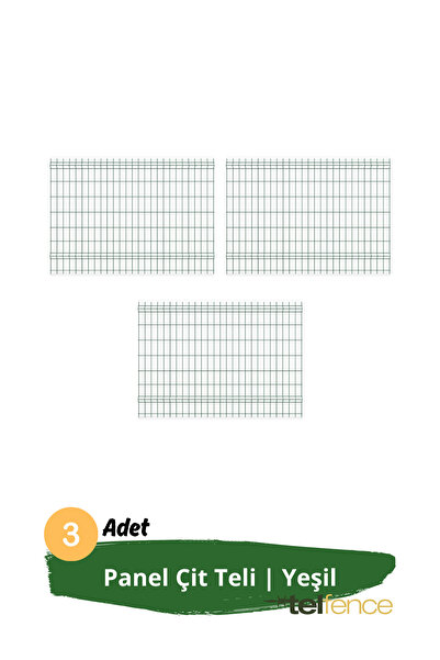 Telfence Panel Çit Teli - 100 x 250 Cm - 3 ADET