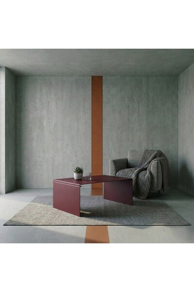 modilab Modern Metal Orta Sehpa- Minimal Dikdörtgen Demonte Salon Sehpası