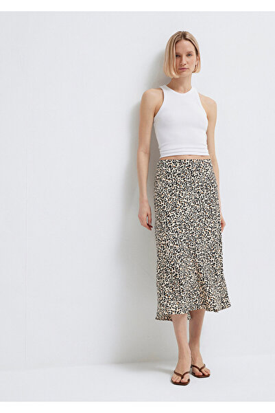 Mavi Printed Ecru Midi Skirt 1310583-91477
