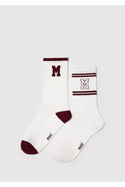 Mavi 2-Pack m Logo Ecru Socks 1913258-20814