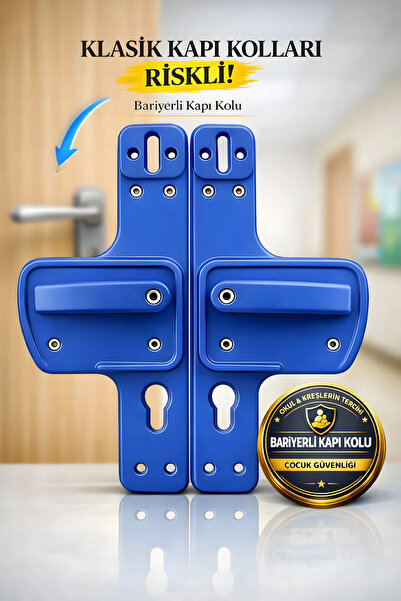 Life 360 Bariyerli Kapı Kolu | Çocuk Güvenlikli Okul Tipi Kapı Kolu | Kreş ve...