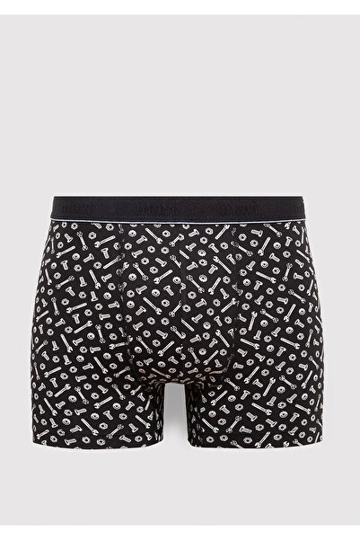 Mavi Printed Black Boxer 0910444-85857