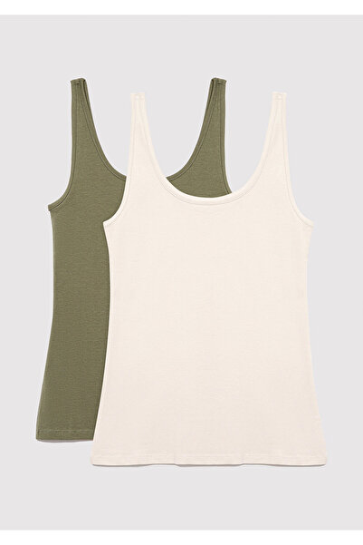 Mavi 2er-Pack Basic-Unterhemden für Damen mit tailliertem Schnitt 1611367 -70134