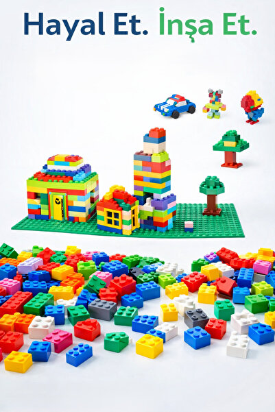 do toys DO BRIKS 2x2 Classic ve City ile Uyumlu Parçalar - Karışık Renklerde ...