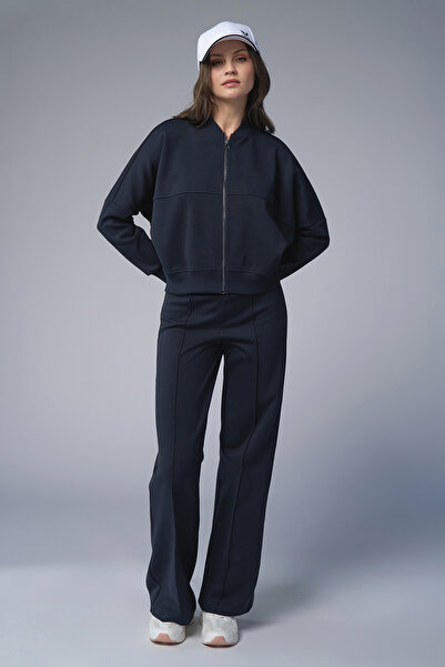 bilcee Kadın Koyu Lacivert Fashion Eşofman Takım 4578