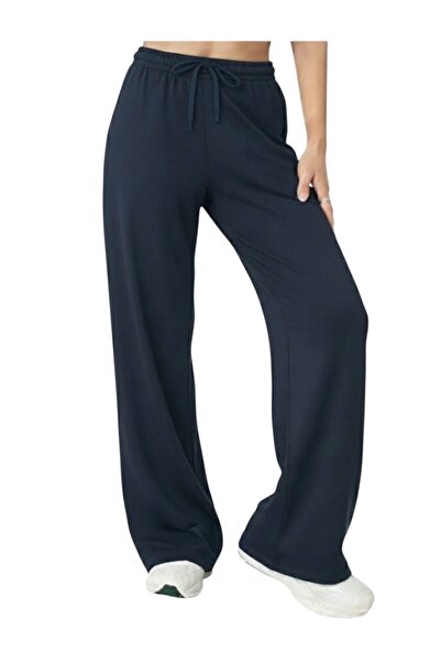 SAAT TEKSTİL Comfort and Modern Fit" Wide-Leg Sweatpants