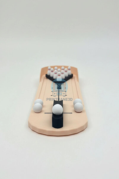 Printhane 3D Mini Masaüstü Bowling Oyunu – 3D Baskı Eğlence Seti