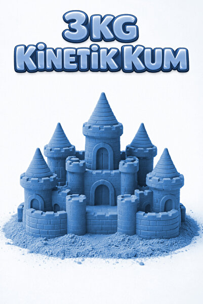 Kinetic Sand 3 KG Kinetik Kum - Eğitici ve Öğretici Oyun Kumu