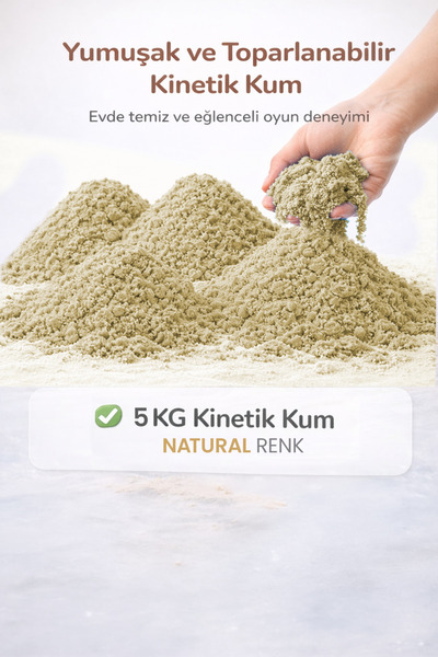 Kinetic Sand 5 KG Kinetik Kum - Eğitici ve Öğretici Oyun Kumu