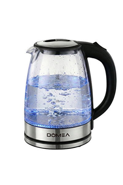 DOMEA Electric Glass Kettle 1.8L, 1500W