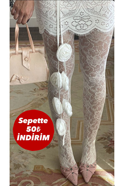 Pina Вносни дантелени чорапогащи