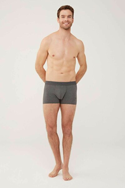 U.S. Polo Assn. 80449 Boxer simplu pentru bărbați, antracit, melanj