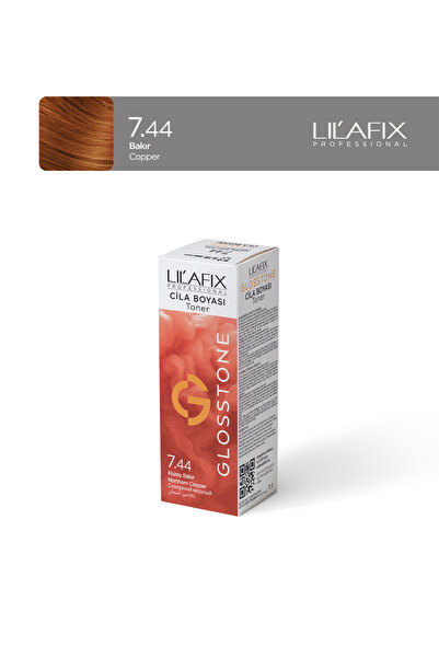 Lilafix Professional Lilafix Glosstone Saç Cila Boyası 100 ml 7.44 Kuzey Bakır