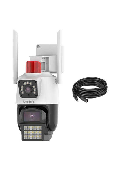 Loosafe Cameră de supraveghere duală CCTV wireless 80XPRO