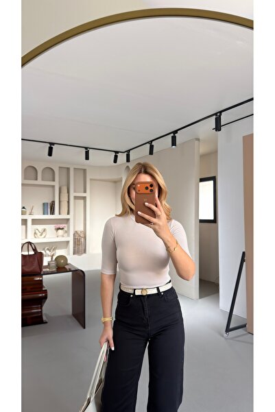 Sezgi Tekin Μπλούζα Premium Series με λαιμόκοψη ποδηλάτου και μισό μανίκι, πέ...