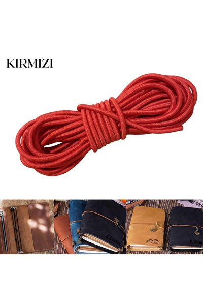 ipekbazaar 3 mm Round Rubber Cord 2 Mt, Notebook Agenda Cover Fixing, Hobby, ...