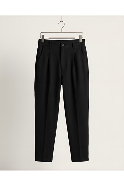Higo Man Boyfriend Cut Linen Cotton Men's Trousers
