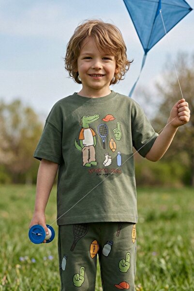 ZUZUNGA Set de îmbrăcăminte pentru copii Timsah Sports Crew (bluză și pantaloni)