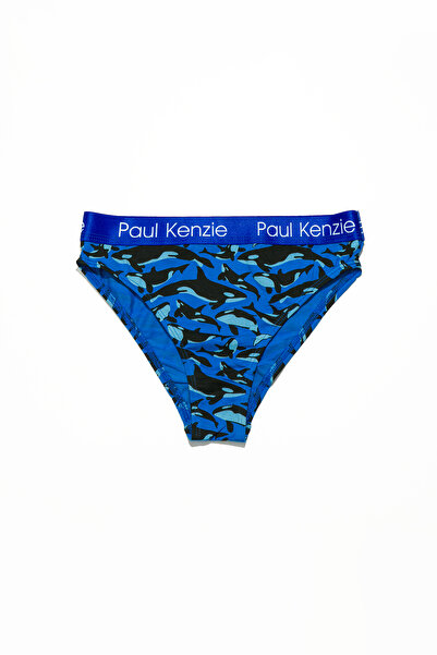 Paul Kenzie Desenli Kadın Slip Külot – Eco Characters – Oh Whale