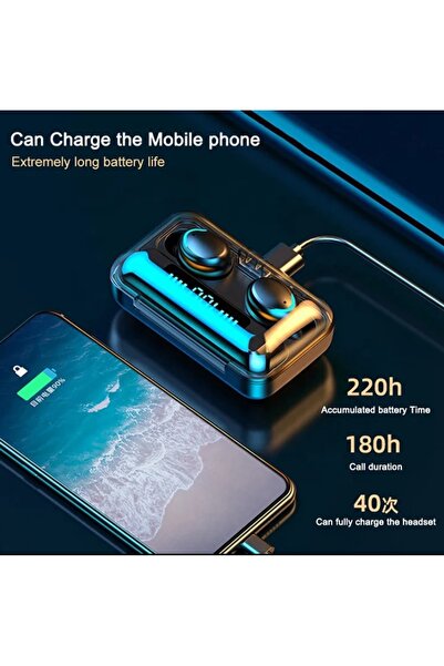 piratikcozumshop Bluetooth kulaklık Dil Çevirici Headset – Powerbank Acil Şar...