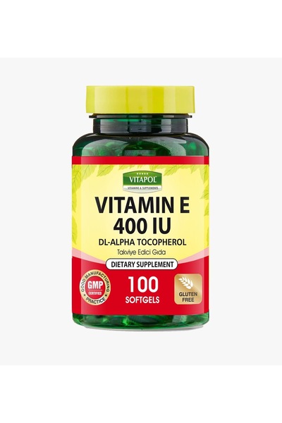 Vitapol E Vitamini 100 Kapsül Vitamin E 400ıu
