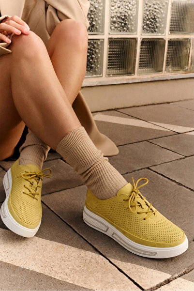 Tellus Women's Leather Sport Shoes, Comfort & Trendy, W595033
