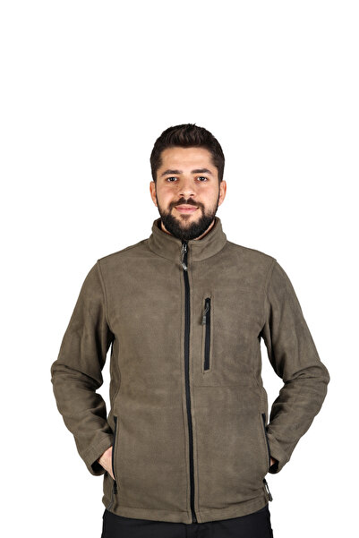 Ervo Tactical & Outdoor Men's Khaki 3-Pocket Tactical Fleece