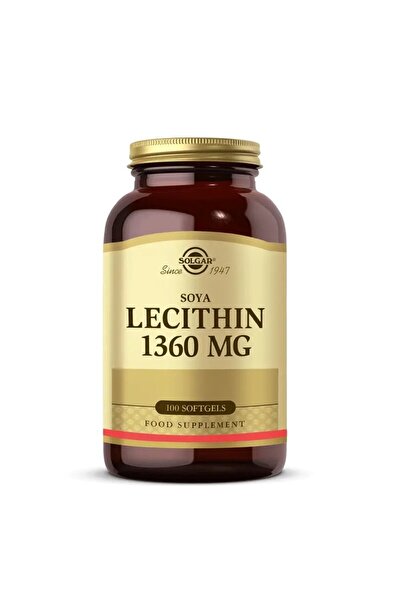 Solgar Lecithin 1360 mg 100 Kapsül