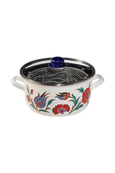 Serenk 22 Cm Emaye Kızartma Tenceresi