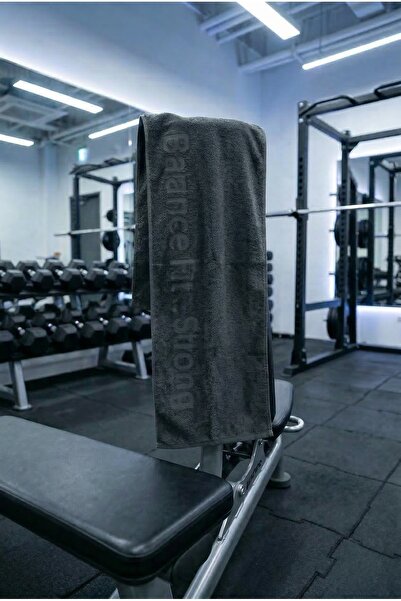 Anılsan Bfs Khaki Sports Towel 30X120 %100 Cotton - High Absorbency, Lightweight