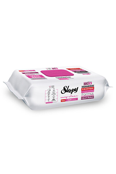 Sleepy Easy Clean Lilyum Buketi Yüzey Temizlik Havlusu Mendili 100 Yaprak