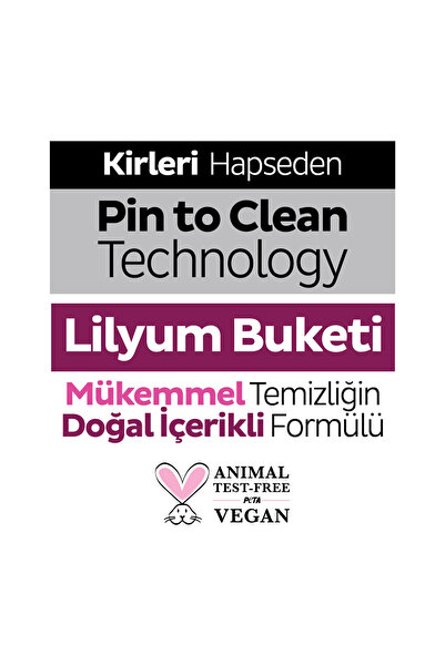 Sleepy Easy Clean Lilyum Buketi Yüzey Temizlik Havlusu Mendili 3x100 (300 Yaprak)