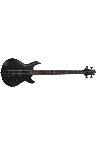 CORT Evlz4Bbks Bass Gitar, Siyah Satin