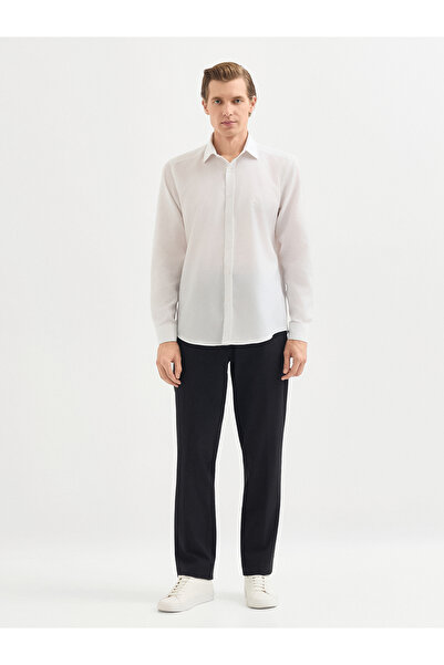 Karaca Erkek Slım Fıt Gömlek-Beyaz