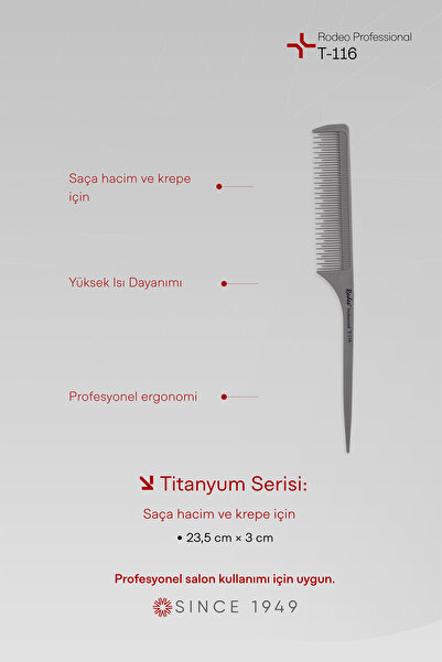 RODEO Titanium Serisi T116 Tarak