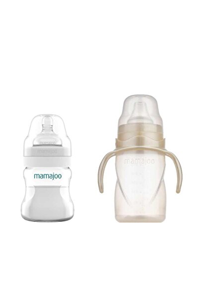 Mamajoo Antikolik Biberon 150 ml & Antikolik Akıtmaz Alıştırma Bardağı 270 ml...