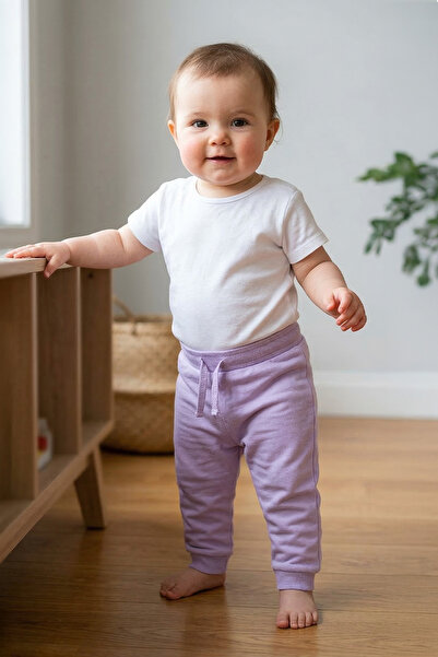 LUESS Kız Bebek Basic Eşofman Altı (9 Ay - 4 Yaş)
