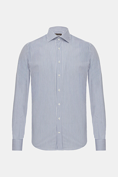 Vakko ÇİZGİLİ DESENLİ GÖMLEK