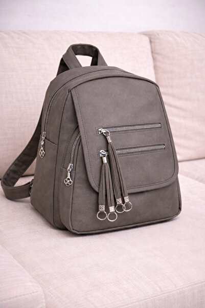 MILANOFOX Geantă mini din material textil cu mai multe compartimente pentru f...