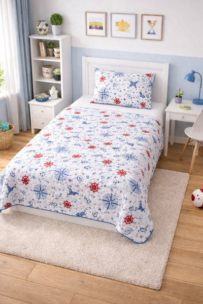 LUNGA VİTA غطاء سرير للأطفال متعدد الأغراض مقاس كبير 160 × 230 غطاء فردي