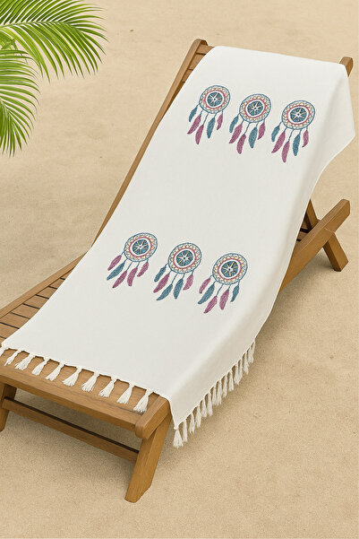 LUNGA VİTA Bambu cu imprimeu Prosop de plajă Peshtemal Bambu organic 90x170 P...