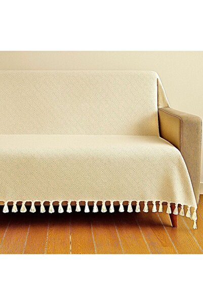 LUNGA VİTA Κάλυμμα καναπέ πικέ πολλαπλών χρήσεων από 100% βαμβάκι με σχέδιο π...