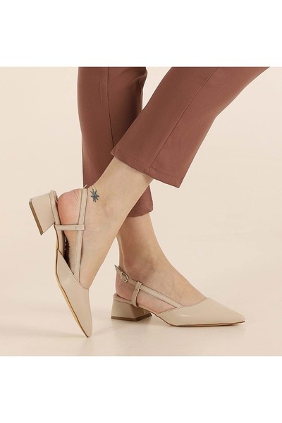 Kids Club Shoes Mehtap Ανοιχτή Πλάτη Λεπτομέρεια με φιόγκο Classic Γυναικεία ...