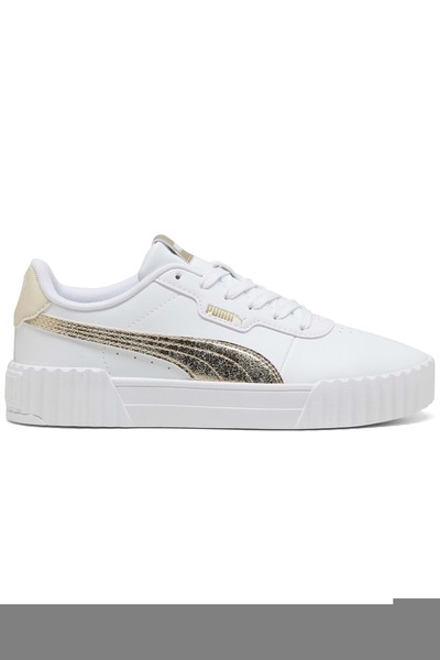 Puma حذاء كارينا 3.0 ميتاليك ويسبر الرياضي الأبيض للنساء 40451102