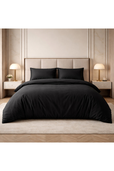 LUNGA VİTA Set de lenjerie de pat de lux din bumbac Ranforce, cearșaf de pat ...